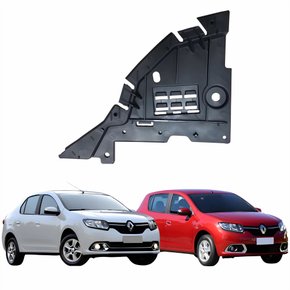 Parabarro Dianteiro Frontal Renault Logan Sandero 2014 Até 2022 Lado Direito Passageiro
