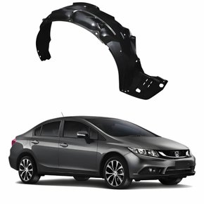 Parabarro Dianteiro Honda Civic 2012 2013 2014 2015 2016 Lado Direito Passageiro
