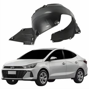 Parabarro Dianteiro Hyundai Hb20s 2023 2024 Lado Esquerdo Motorista