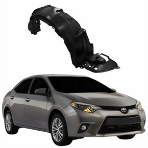 Parabarro Dianteiro Toyota Corolla 2015 2016 2017 2018 2019 Lado Direito Passageiro