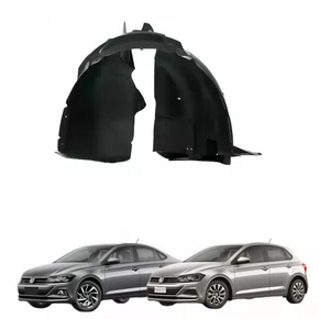 Parabarro Dianteiro Vw Polo Virtus 2018 2019 2020 2021 2022 Lado Esquerdo Motorista