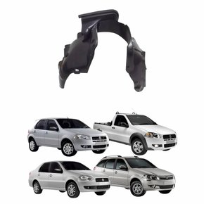 Parabarro Dianteiro Fiat Palio Strada Siena G4 Palio Weekend 2008 Até 2011 Lado Direito Passageiro