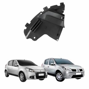 Parabarro Frontal Renault Sandero 2008 Até 2014 Lado Direito Passageiro