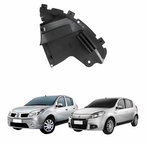 Parabarro Frontal Renault Sandero 2008 Até 2014 Lado Esquerdo Motorista