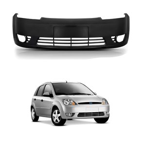 Parachoque Dianteira Ford Fiesta 2003 Até 2007 Com Furo
