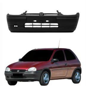 Parachoque Dianteiro Gm Corsa 1994 Até 1999 Preto Texturizado Sem Spoiler