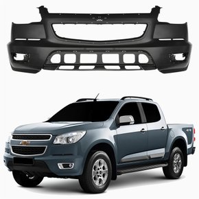 Parachoque Dianteiro Gm S-10 2012 2013 2014 2015 2016 Com Furo Milha