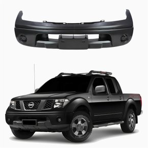 Parachoque Dianteiro Nissan Frontier 2008 Até 2013 Com Furo Milha