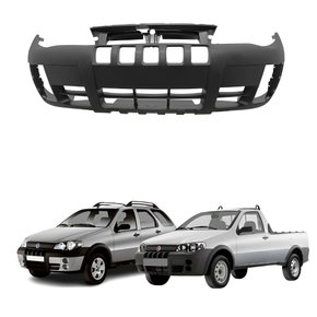 Parachoque Dianteiro Fiat Palio Strada Adventure 2005 2006 2007 2008 Com Furo