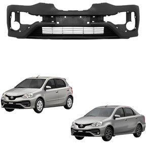 Parachoque Dianteiro Toyota Etios 2017 2018 2019 2020 Com Furo