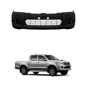 Parachoque Dianteiro Toyota Hilux Srv 2012 2013 2014 2015 Sem Furo Com Grade