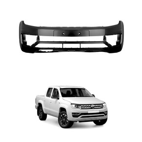 Parachoque Dianteiro Vw Amarok 2017 2018 2019 2020 2021 Com Furo Sem Grade