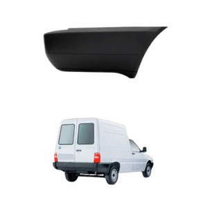 Parachoque Fiat Fiorino 1996 até 2004 Traseira Lado Esquerdo Motorista