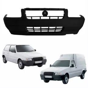 Parachoque Dianteiro Fiat Uno Fiorino Fire 2006 Até 2012 Preto Texturizado