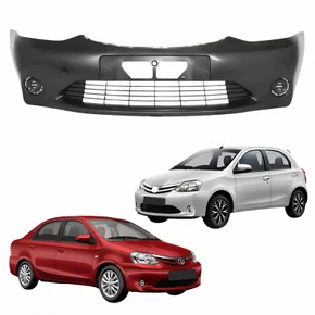 Parachoque Inferior Dianteiro Toyota Etios 2012 Até 2016 Com Grade