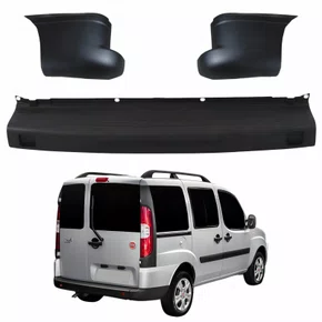 Parachoque Traseiro Fiat Doblô 2010 Até 2021 Completo Com Ponteiras ORIGINAL