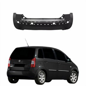 Parachoque Traseiro Fiat Idea 2006 2007 2008 2009 2010 Com Furo Sensor