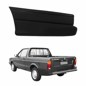 Parachoque Traseiro Quadrado Vw Saveiro 1993 1994 1995 1996 1997 Lado Esquerdo Motorista