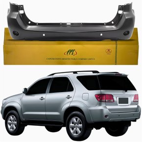 Parachoque Traseiro Toyota Hilux Sw4 2005 Até 2011 Com Furo Sensor