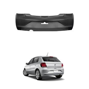 Parachoque Traseiro Vw Gol G7 2016 Até 2018 G8 2018 Até 2023 Sem Refletor