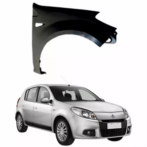 Paralama Dianteiro Renault Sandero 2008 até 2013 Lado Direito Passageiro