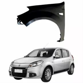 Paralama Dianteiro Renault Sandero 2008 até 2013 Lado Esquerdo Motorista