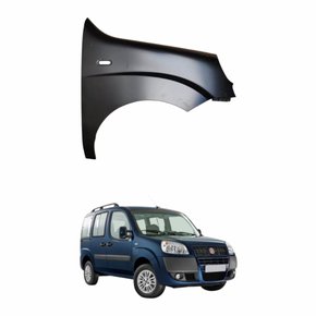 Paralama Fiat Doblo 2010 até 2019 Lado Direito Passageiro