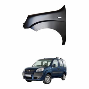 Paralama Fiat Doblo 2010 até 2019 Lado Esquerdo Motorista