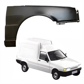 Paralama Fiat Fiorino 1988 até 2003 Sem furo Lado Direito Passageiro