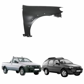 Paralama Fiat Palio Adventure G3 2004 2005 2006 2007 Fiat Strada Adventure G3 2004 2005 2006 2007  Lado Direito Passageiro
