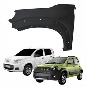 Paralama Fiat Uno Vivace Way 2011 Até 2014 Lado Esquerdo Motorista