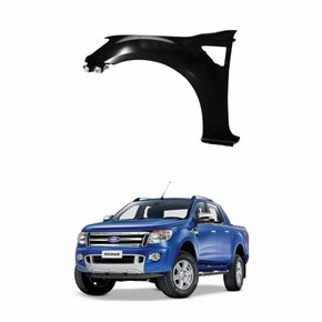 Paralama Ford Ranger 2012 2013 2014 2015 2016 Lado Esquerdo Motorista