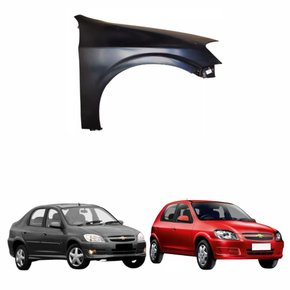 Paralama Gm Celta 2007 até 2015 Gm Prisma 2007  até 2015 Lado Direito Passageiro