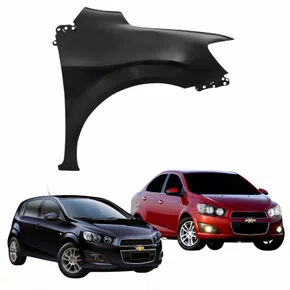 Paralama Gm Sonic Hatch Sedan 2012 Até 2016 Lado Direito Passageiro