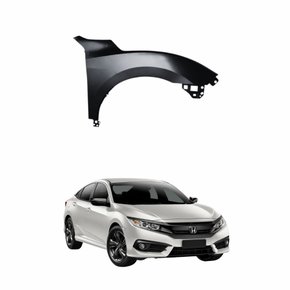 Paralama Honda Civic 2017 2018 2019 2020 2021 Lado Direito Passageiro