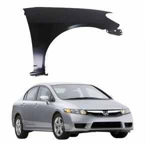 Paralama Honda Civic Flex 2006 Até 2011 Sem Furo Lado Direito Passageiro