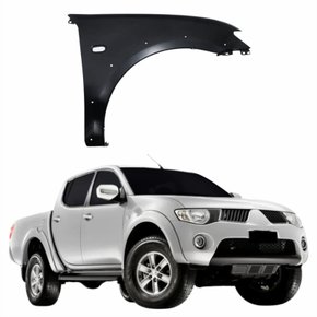 Paralama Mitsubishi L200 Triton 2008 Até 2016 Com Furo Lado Direito Passageiro
