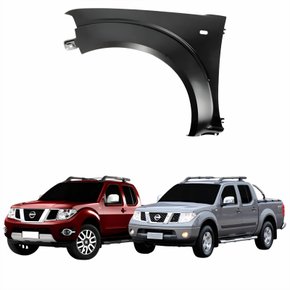 Paralama Nissan Frontier Sel 2008 Até 2016 Com Furo Lado Esquerdo Motorista
