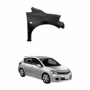 Paralama Nissan Tiida 2008 até 2013 com Furo Lado Direito Passageiro