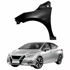 Paralama Nissan Versa 2021 Até 2025 Lado Esquerdo Motorista