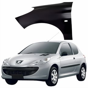 Paralama Peugeot 207 2008 Até 2013 Lado Esquerdo Motorista