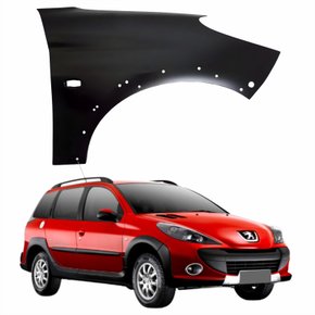 Paralama Peugeot 207 Escapade 2008 Até 2012 Lado Direito Passageiro