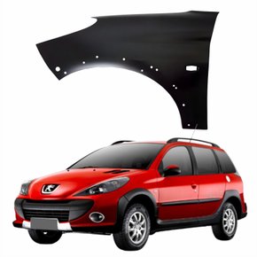 Paralama Peugeot 207 Escapade 2008 Até 2012 Lado Esquerdo Motorista