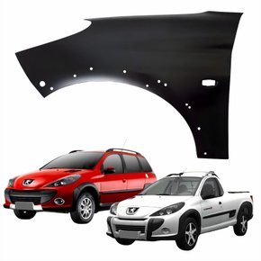 Paralama Peugeot 207 Escapade Hoggar 2008 Até 2015 Lado Esquerdo Motorista