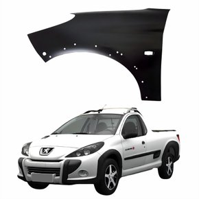 Paralama Peugeot 207 Hoggar 2008 Até 2015 Lado Esquerdo Motorista