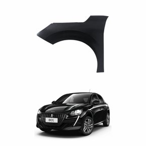 Paralama Peugeot 208 2020 2021 2022 2023 Lado Esquerdo Motorista