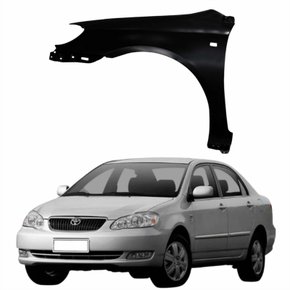 Paralama Toyota Corolla 2003 Até 2008 Lado Esquerdo Motorista