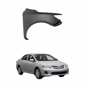 Paralama Toyota Corolla 2008 até 2013 sem Furo Lado Direito Passageiro