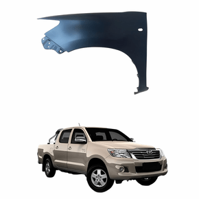Paralama Toyota Hilux Srv 2012 2013 2014 2015 com Furo Pisca sem Furo Moldura Lado Direito Passageiro