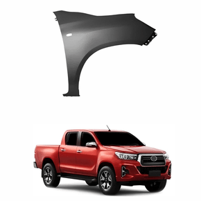 Paralama Toyota Hilux Srv 2016 2017 2018 2019 com Furo Pisca Lado Direito Passageiro
